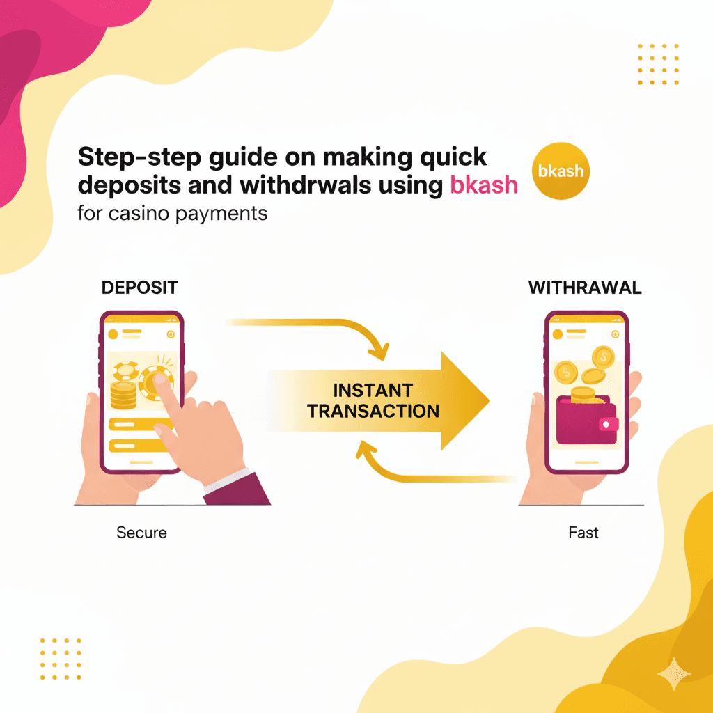 Step-by-step guide on making quick deposits and withdrawals using bKash for casino payments